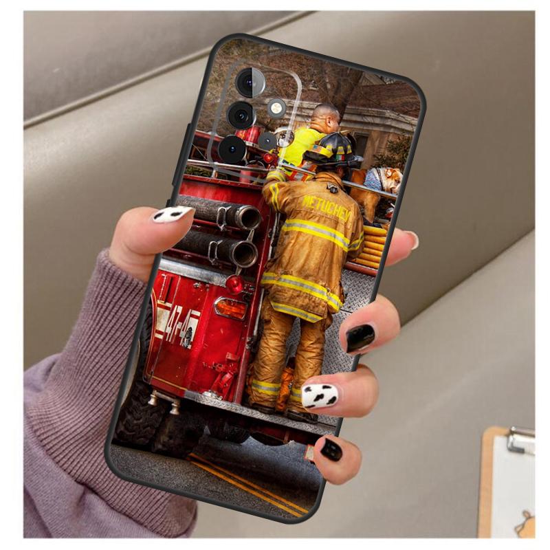 Fireman Firefighter Case For Samsung Galaxy A35 A55 A15 A32 A12 A22 A52 A06 A54 A34 A14 A56 A36 A26 A16 A13 A53