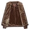 Lederjacke Herren Winter Fleece Warm Motorradmäntel Herrenmode Bikerjacken Slim Übermantel Dicke Pelzjacken