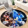 1ks Kancelářský kulatý koberec Sonic Hedgehog, Dekorace do ložnice, obývacího pokoje, Domácí dekorace, Dekorace místnosti, Offic a1016174