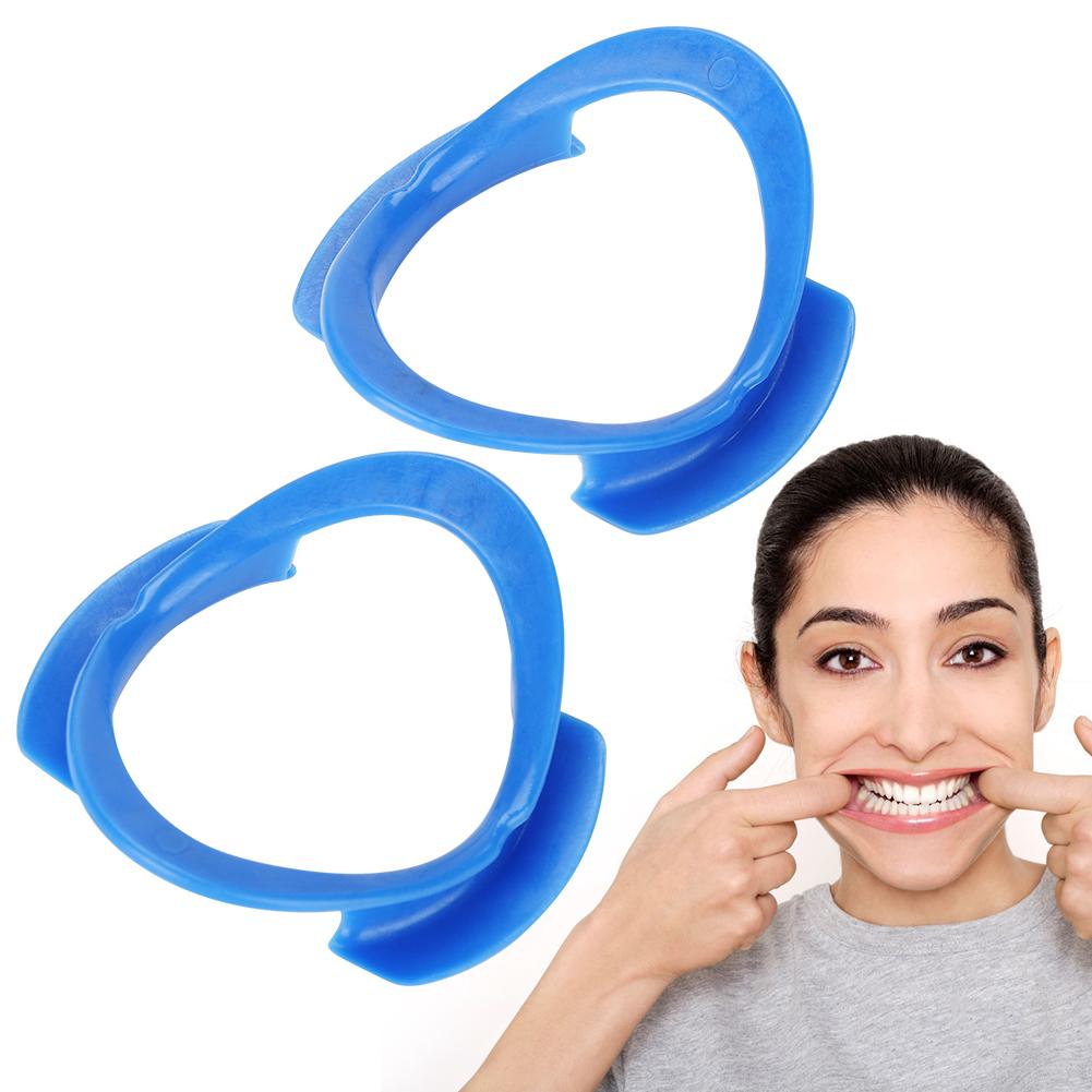 Disposable O Shape Mouth Opener Intraoral Cheek Retractor Oral Teeth Dentist Tools Blue