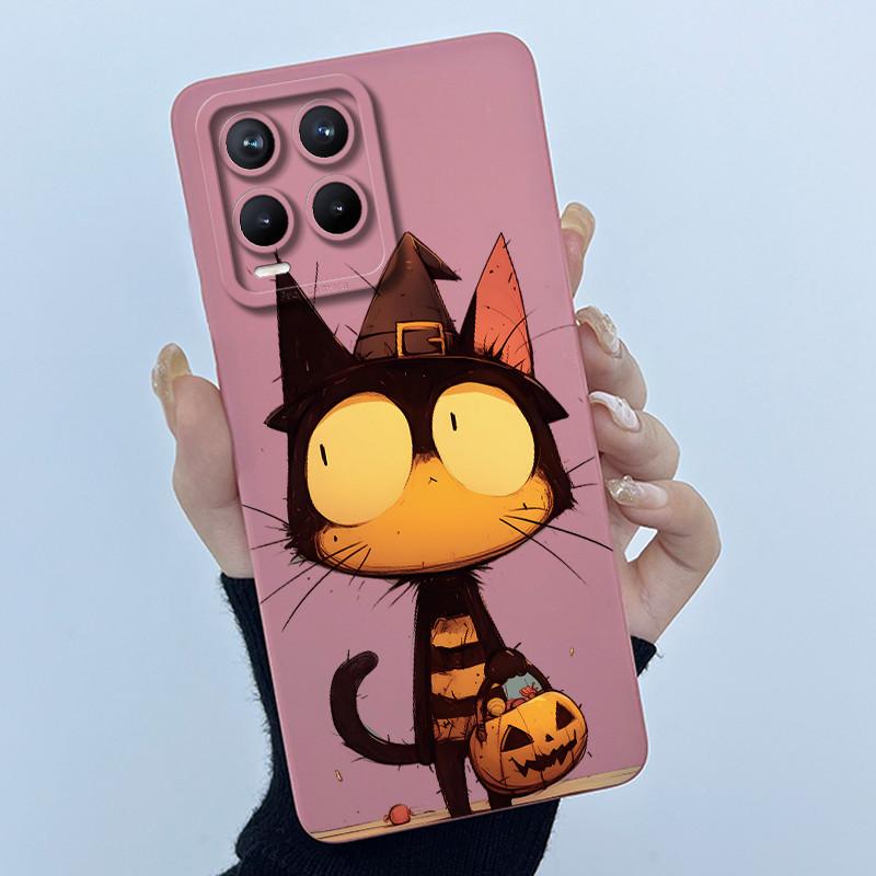 Phone Case For Realme 8 Pro 8i 8S 4G 5G Case Lovely Cartoon Flower Liquid Silicone Soft Shockproof Back Cover For Realme8 Bumper
