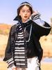 2026 Winter Y2k Aesthetic Grunge Long Scarves Women Unisex Harajuku Knitted Neckerchief Black White Piano Jacquard Scarf Gothic