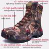 Herren Camouflage Jagdstiefel wasserdichte Wanderstiefel rutschfest leicht atmungsaktiv langlebig Outdoor-Schuhe hochgeschnitten Angeln Wandern