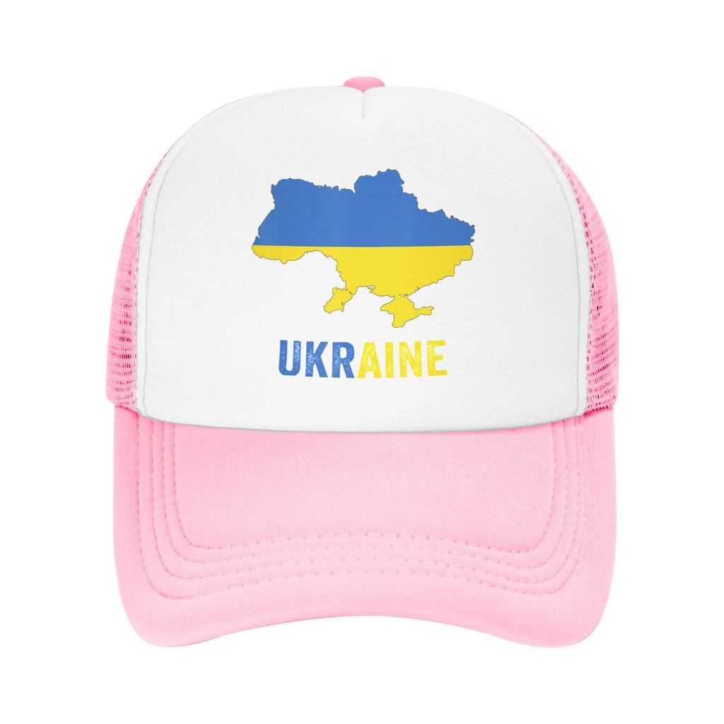 Ukraine Map Ukrainian Mesh Baseball Cap Unisex Women Fashion Sun Hat Hats Adjustable Summer Trucker Cap