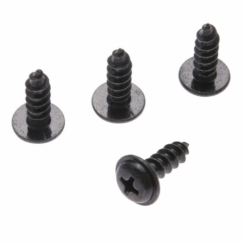 Tapping Screws, M5 X 15.8mm, 50 Pieces, 5mm Diameter, Universal Type, Cross Recessed, Repair Parts, Black