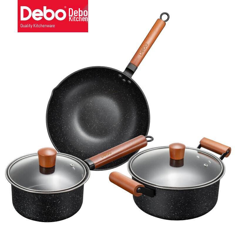 Debo DEP-725 Nicholas 3-teiliges Kochgeschirr-Set