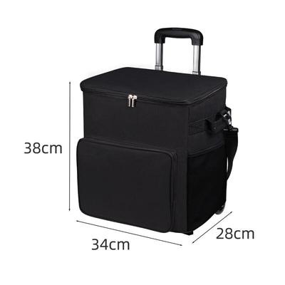 Large Capacity Outdoor Insulated Cooler Bag with Wheels