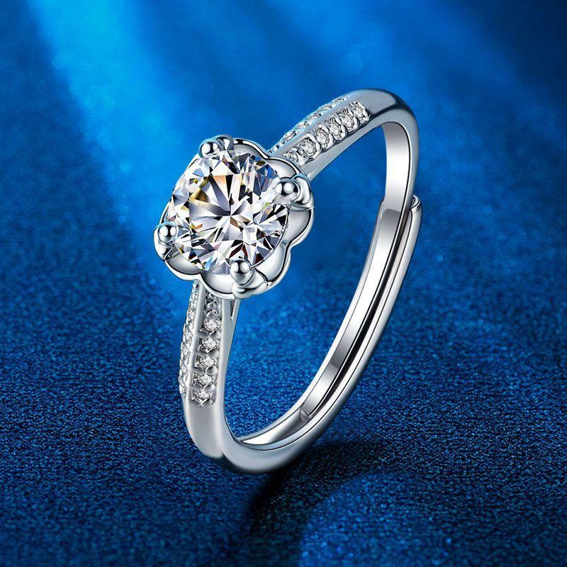 

Новое кольцо Mosang Zirconium Imited Half Wall Jiangshan, женское кольцо в классном стиле из циркония, корейская версия, парное обручальное кольцо