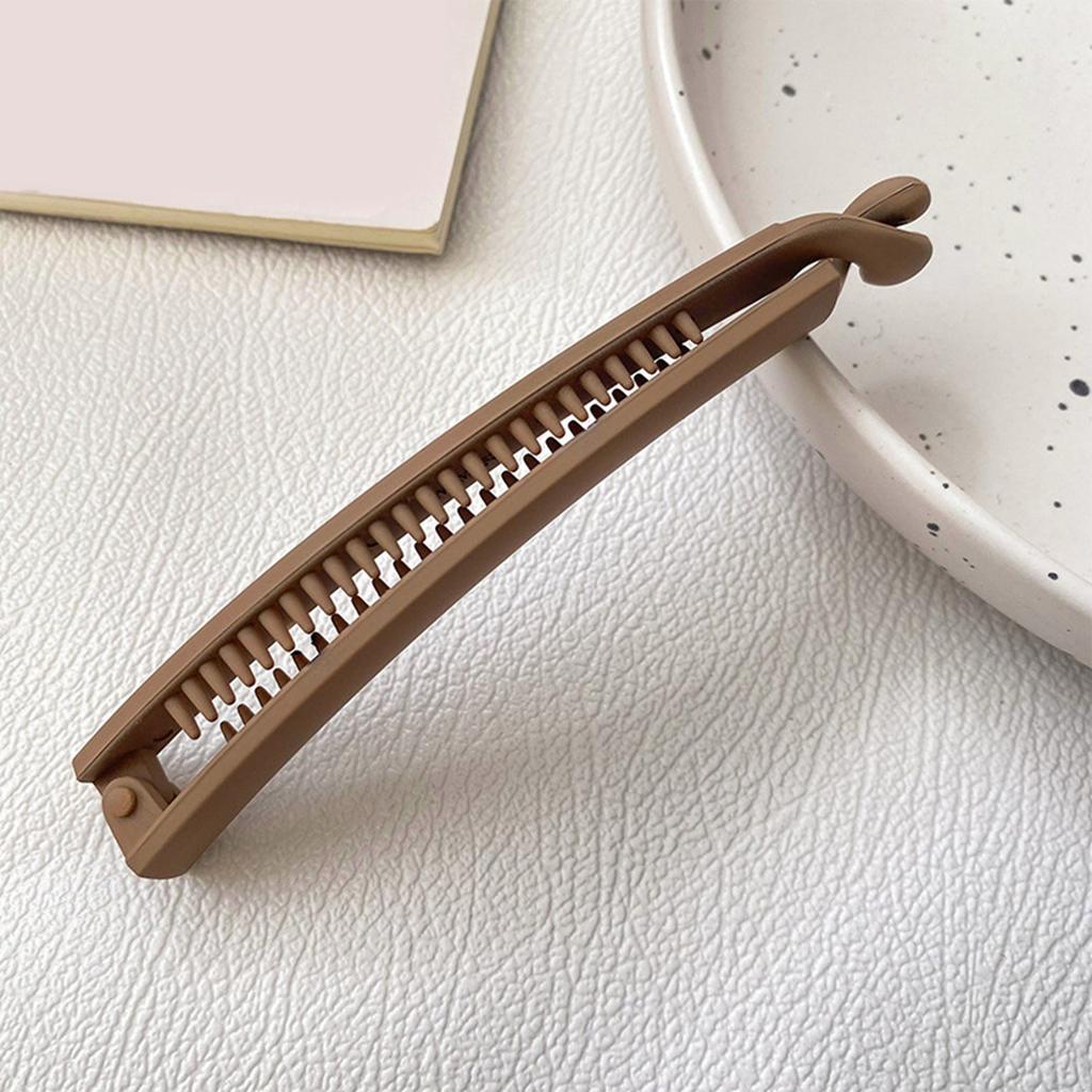 Matte Finish Banana Hair Clip for Women and Girls Strong Hold Ponytail Bun Clamps Portable Hair Styling Accessories