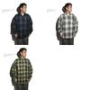 CalTop 2000LS Ombre Check Long Sleeve Flannel Made In the Size M Shirt, USA, Black/Charcoal,