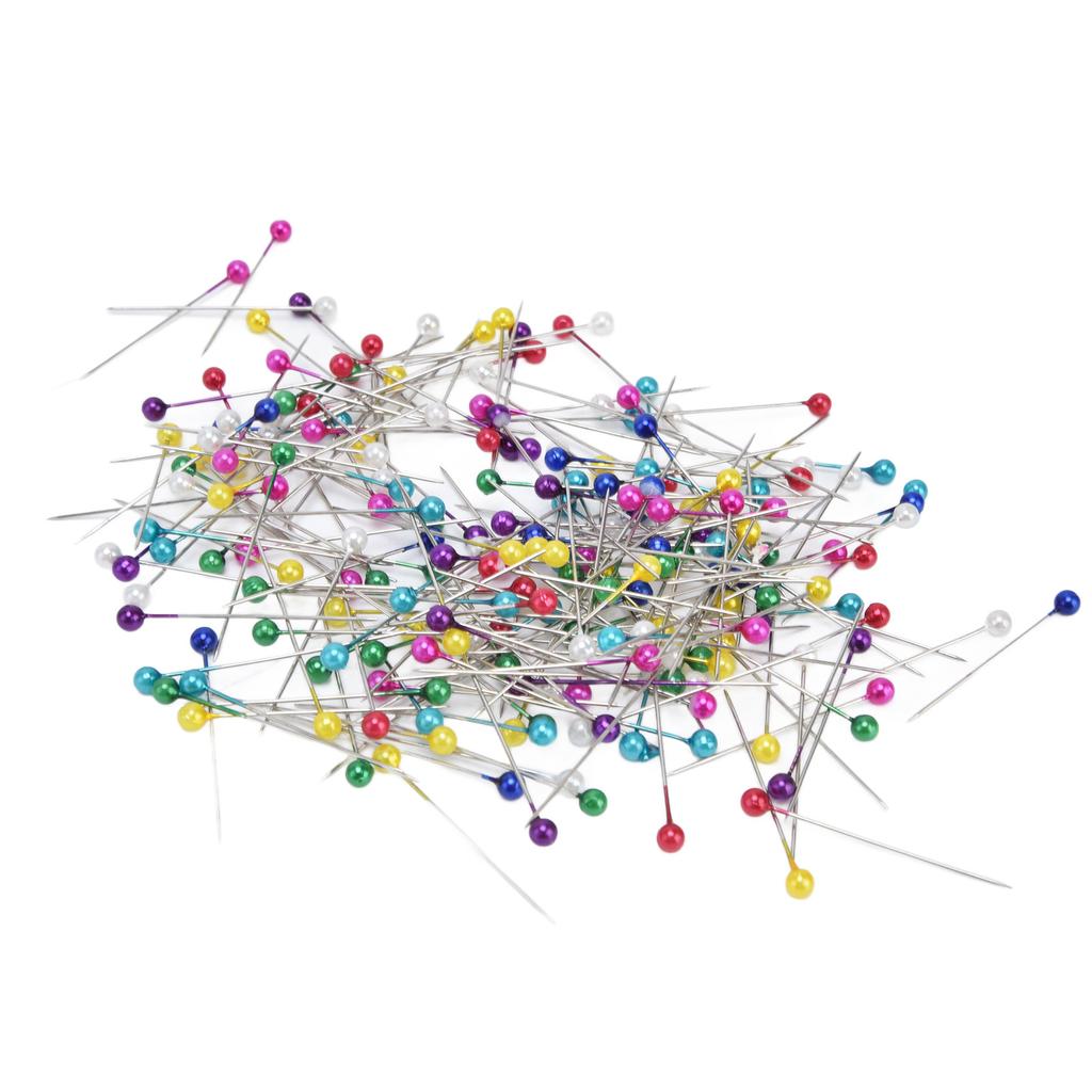 600Pcs Sewing Pins 38mm Long Different Colors Wide Application Durable Straight Pins for Clothing