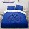 Msv Duisburg Custom Name Pattern Bedding Quilt Set Quilt Cover Pillowcase Home Birthday Gift(1 * Duvet Cover + 2 * Pillowcase, Without Core)
