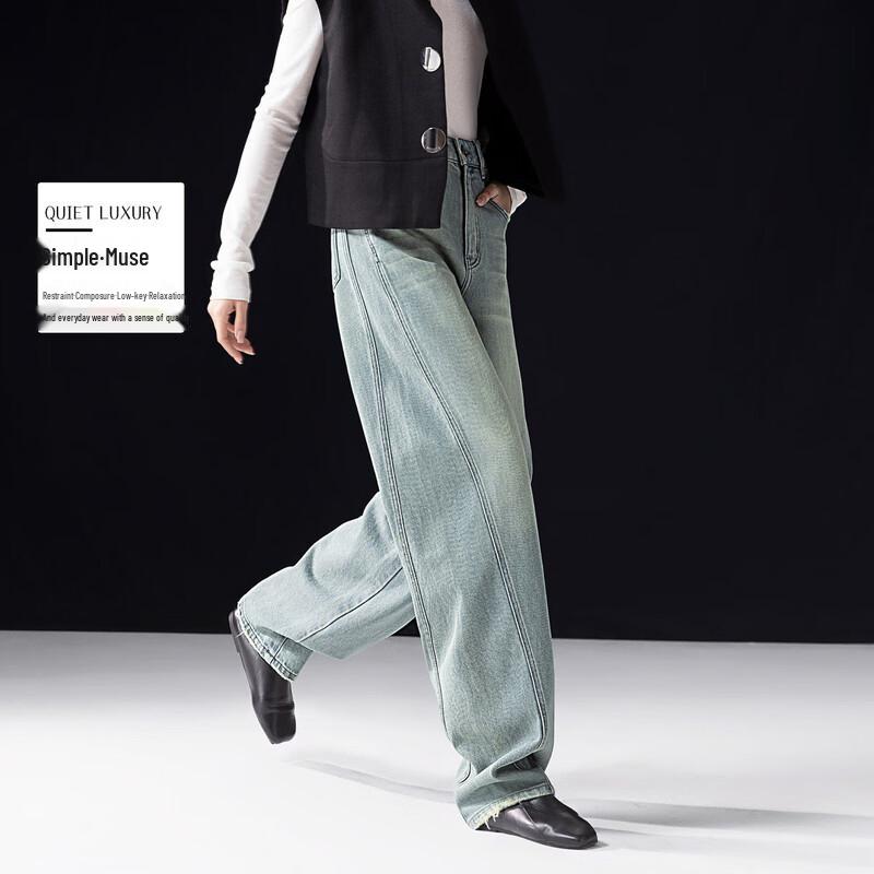 Demana Women s 2025 Spring Loose Cocoon Slimming Jeans L