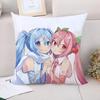 Body Pillow Cover  M-Miku Cushion Covers for Bed Pillows Car Decoration Sofa Cushions Decorative Pillowcase Fall Decor Home