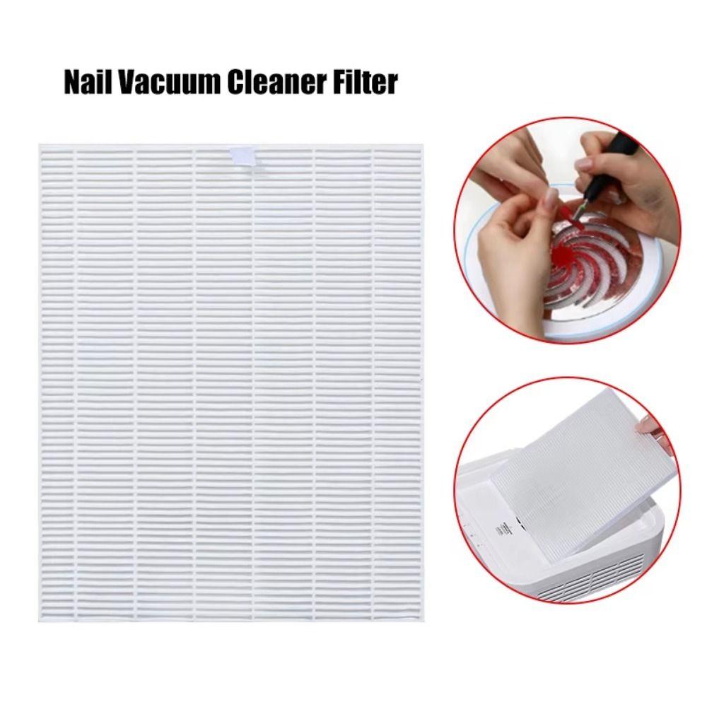 Reusable Nail Vacuum Cleaner Filter Multi-size Manicure Screen Plate  Beauty Equipment