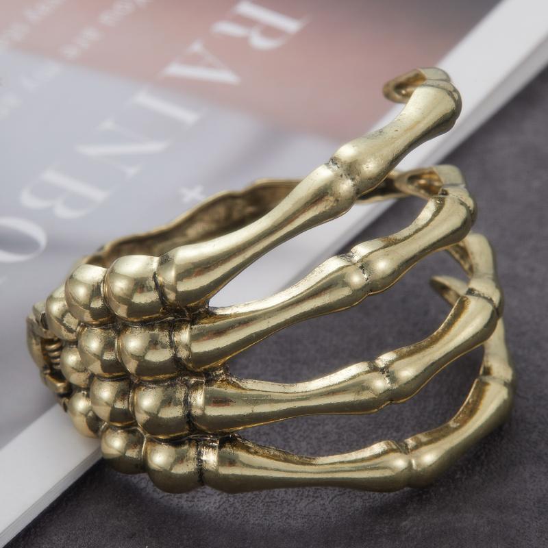 New Retro Gothic Skeleton Hand Bracelet, Creative Festival Party Accessories for Men and Women, Jewelry Gifts