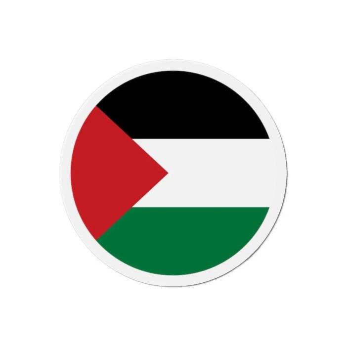 Aimant Rond - Palestine - 8 Cm - 50 Pièces - Multicolore - Mixte