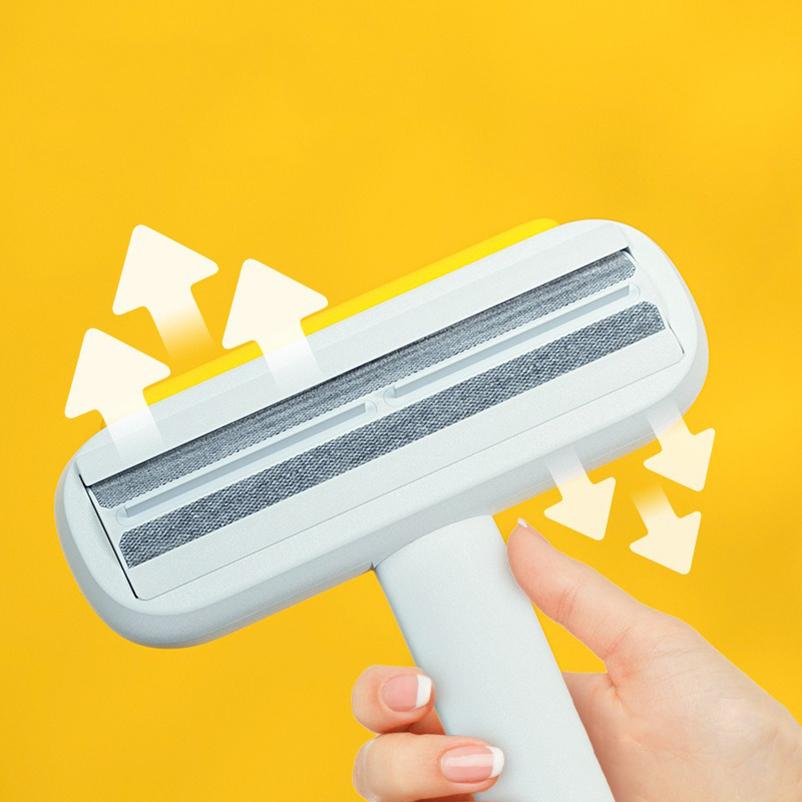 Hot pet cute yellow duck sticky hair device Cute practical sofa clothes pet sticky hair device pet supplies