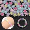 50pcs 12mm Acrylic Star Beads Colorful Five-pointed Star Loose Beads For DIY Jewelry Making Bracelets Phone Chain Accessories