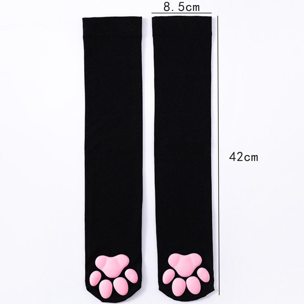 New Cat Paw Socks For Women Girls Kawaii 3D Cat Claw Toe Stocking Cute Gift Lolita Paw Pads Cosplay Cat Paw Pad Thigh High Socks