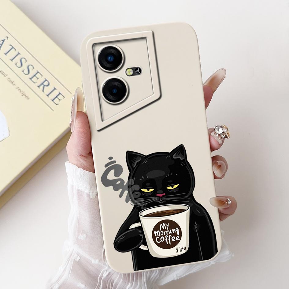 For Tecno Pova Neo Case LE6 LE6h Shockproof Cover Lovely Astronaut Liquid Silicone Bumper For Tecno Pova Neo 3 LH6n PovaNeo Etui