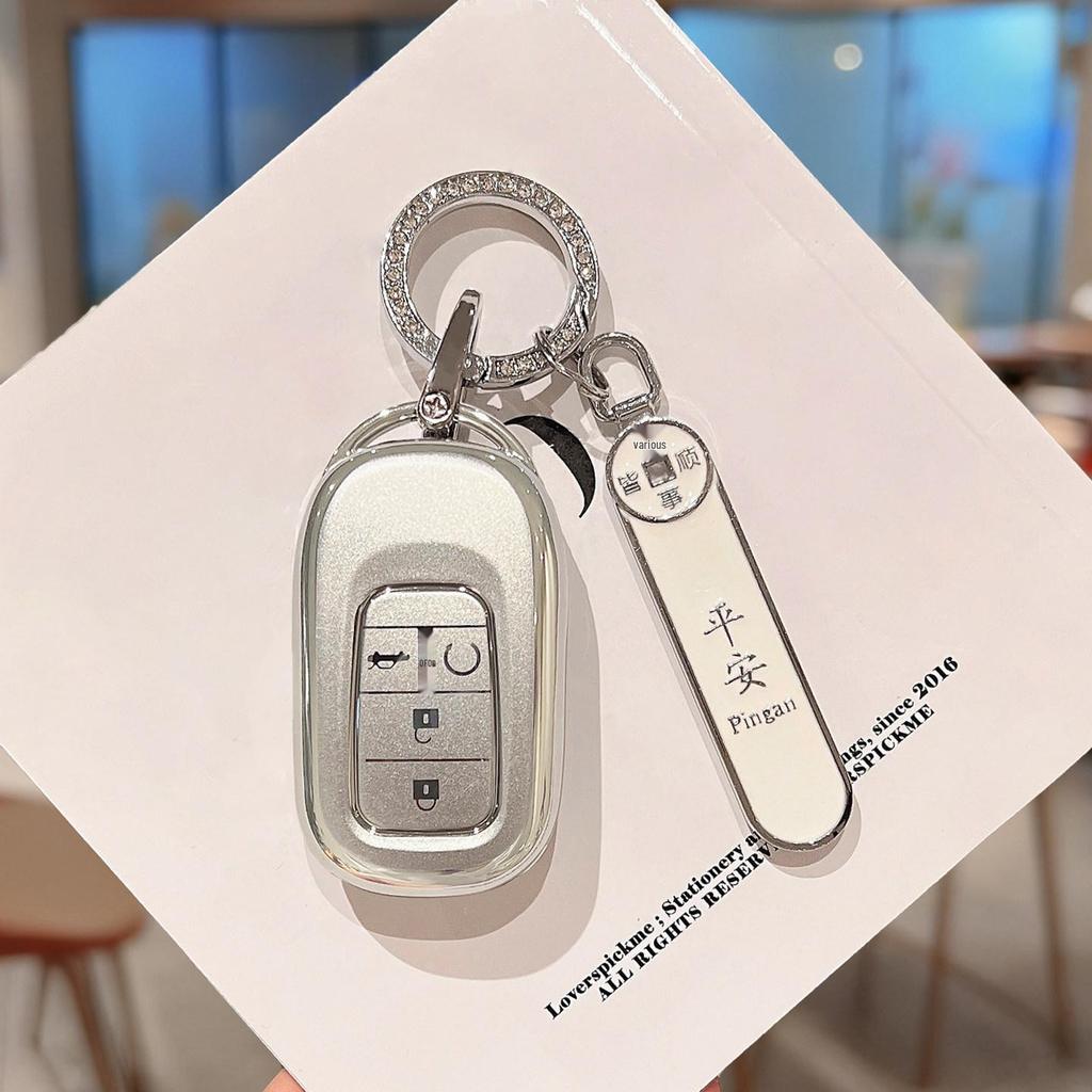 Honda Key Case for 10th Gen Civic, Accord, CRV, Vezel, HR-V, Crown, Road Style, and Lingpai.