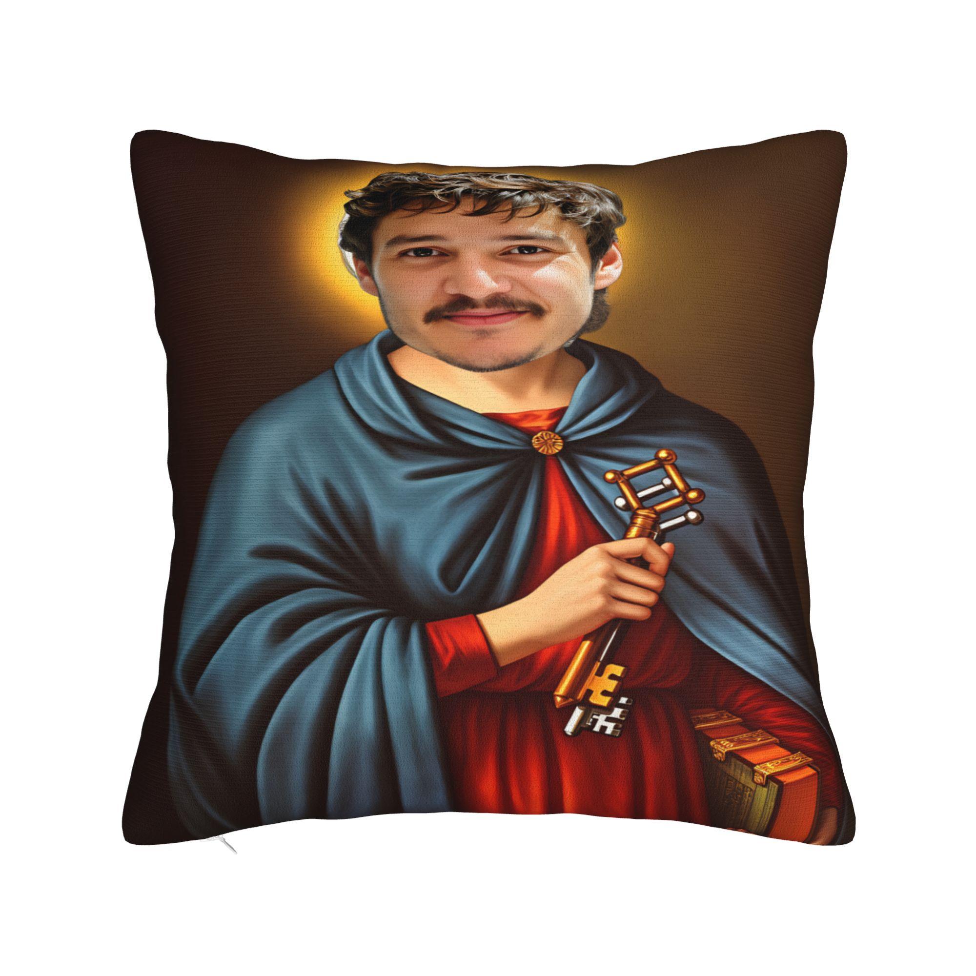 Наволочки Педро Паскаль Иисус Милая Забавная Наволочка Для Дивана Машины Домашний Декор Квадратная Наволочка 30cmx30cm