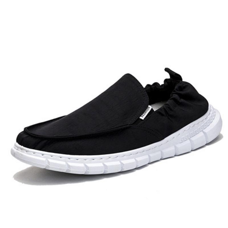 New cloth shoes, light and comfortable in autumn, one-pedal lazy breathable driving socks shoes trendy casual men's cloth shoes
