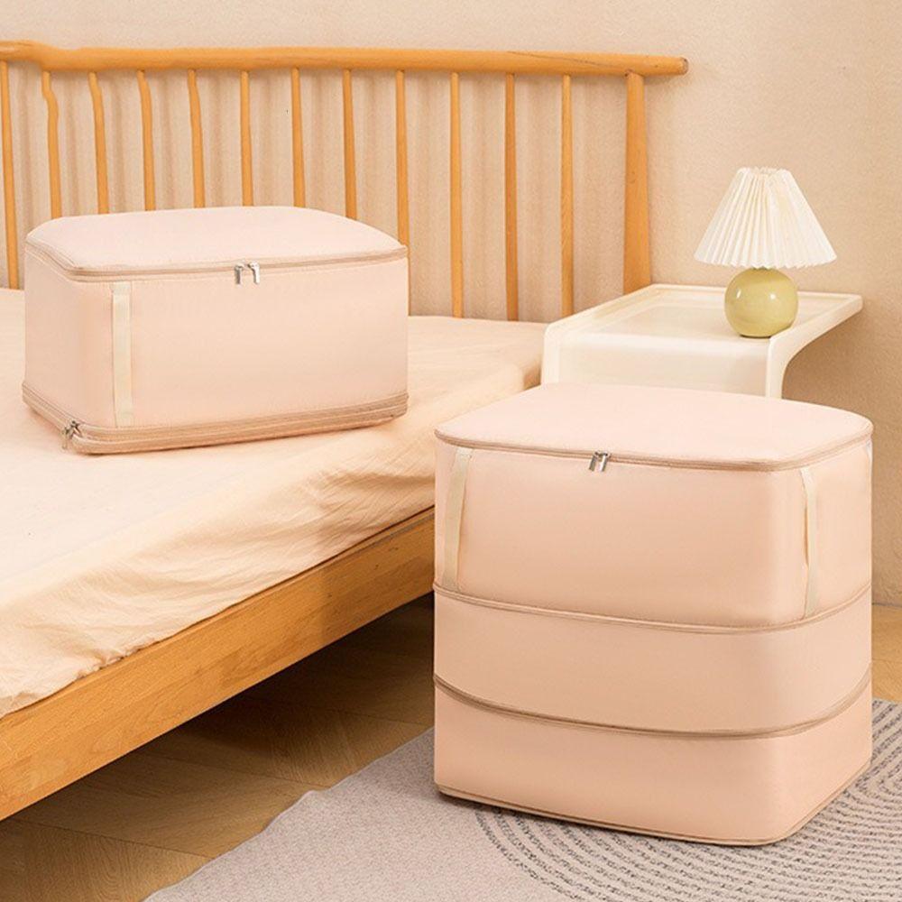 Ultra Large Capacity Compression Packing Cube Foldable Space Saving Clothes Storage Bag Dustproof Moisture-proof Quilt Organizer