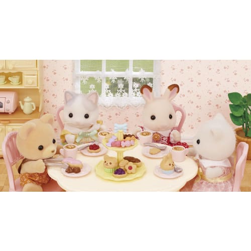EPOCH PS Sylvanian Families Móveis Doces Conjunto de Festa Ka-426 Multicolorido