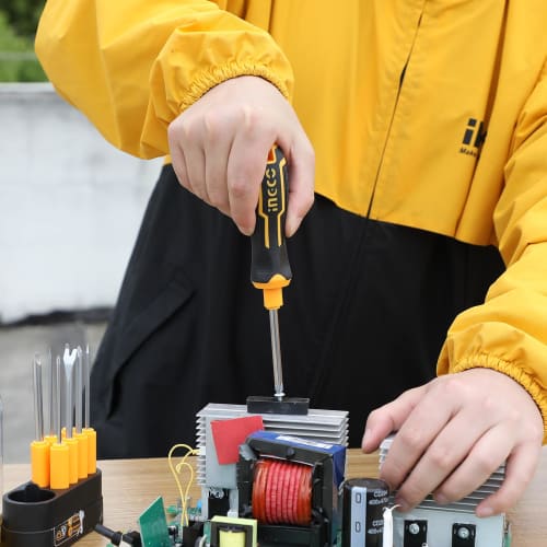 INGCO 9-Piece Interchangeable Screwdriver Set, Precision Screwdriver Set AKISD0901