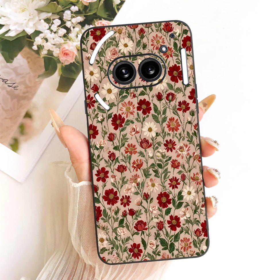 Cover For Nothing Phone 2a Case A142 Silicone Cute Cat Fashion Butterfly Funny Painted Casing For Nothing Phone (2a)