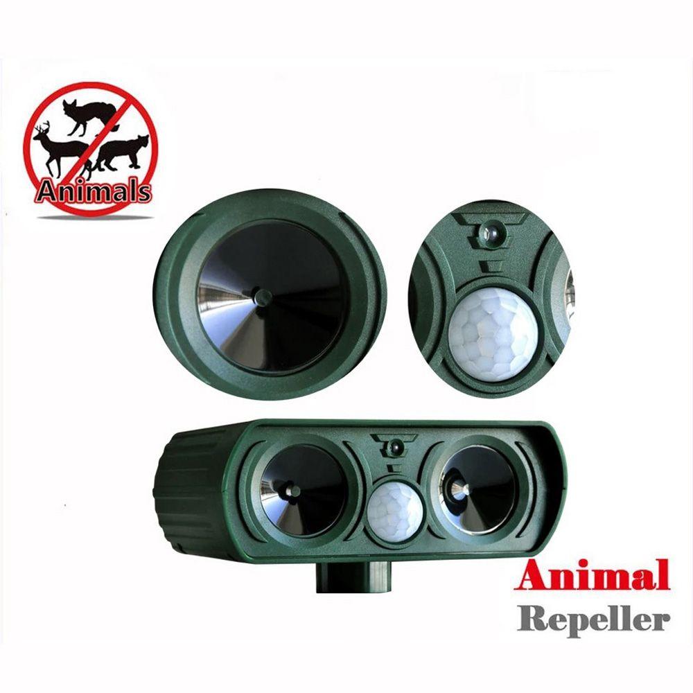 Outdoor Garden Deterrent Ultrasonic Cat Pest Control Dog Chaser Animal Repeller Repellent