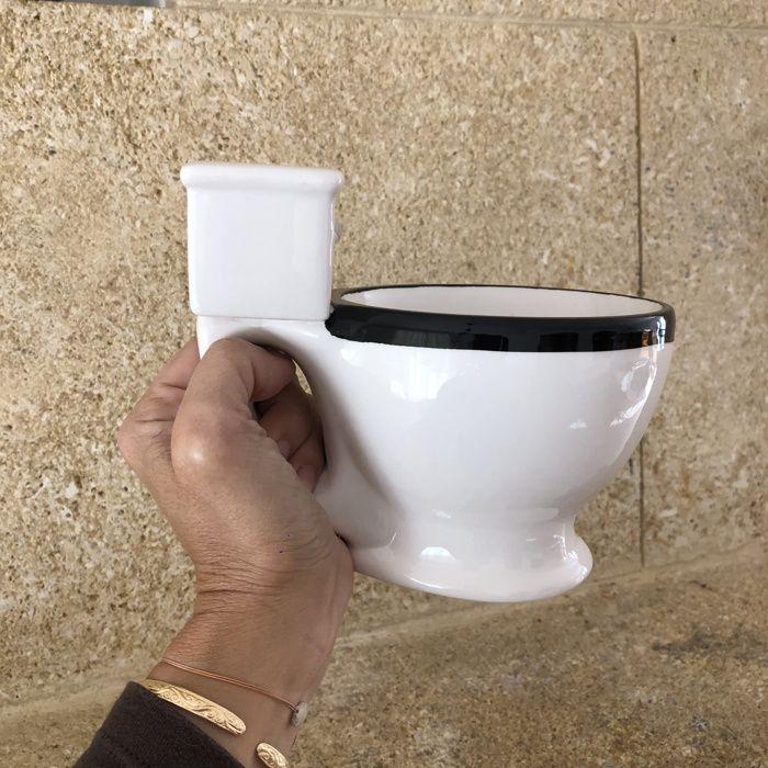 Tasse - gadget and gifts - toilette - 400 ml - céramique - non compatible lave-vaisselle
