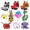 Spiel Grow A Garden Kleines Spiel Kissen Schlüsselanhänger Waschbär Rotfuchs Für Geburtstagsgeschenke Plüsch Pixel Tier Modell Ornament Spiel Souvenir