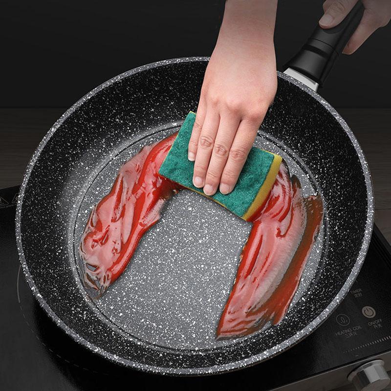 Sartén de piedra Maifan, sartén antiadherente, sartén doméstica sin humo aceitoso, sartén para tortitas, Cocina de Inducción