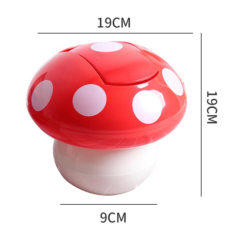 

Мусорная корзина для рабочего стола в виде гриба: Многофункциональный и симпатичный для дома, офиса или автомобиля красный