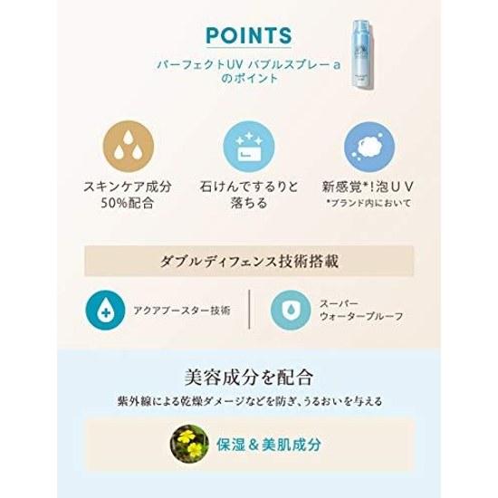 ANESSA Perfect UV Bubble Spray sunscreen citrus soap fragrance 60g