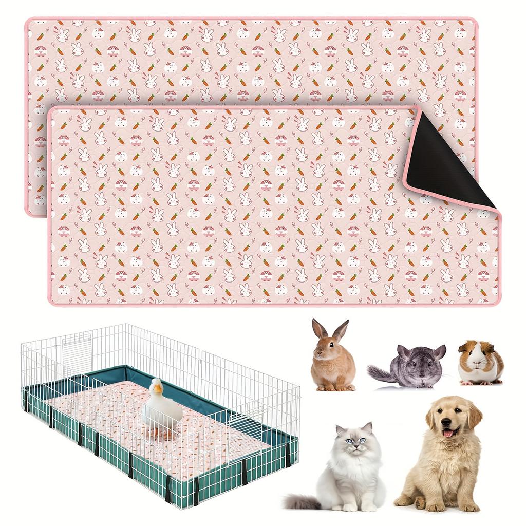Liner Reusable Quick-Drying Highly Absorbent Bed Pad for Small Animals