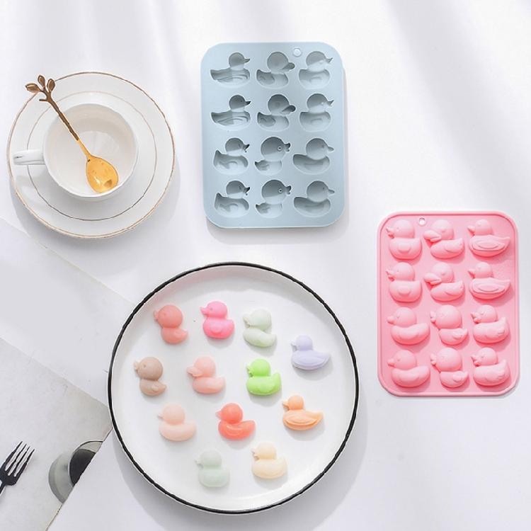 12 Cavity Ducks Resin Mold Fondant Silicone Mold DIY Cake Pastry Baking Mold