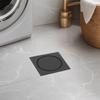 Black Shower Drain Kit Brass Floor Drain Retro Style Floor Drain Strainer  Balcony