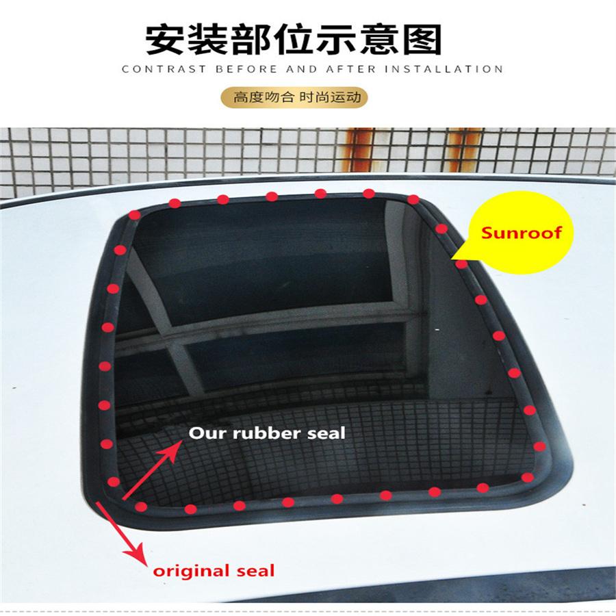 5M 25mm Car Windshield Sunroof Triangular Window Seal Strip Trim Sound-Insulated