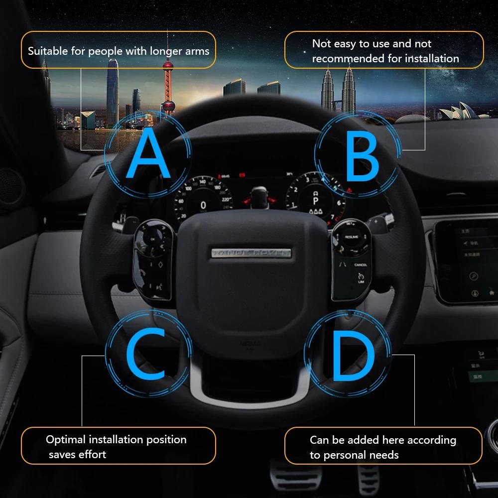 2025 Heiße Auto-Lenkradknauf Kugel 360° Spinnerknauf Power-Griff Kugel-Booster für Skoda Octavia Fabia Rapid Yeti Kodiaq Sup