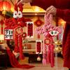 New Year 2026 Year of the Horse Festive Knot Ornaments, Spring Festival Door Decorations