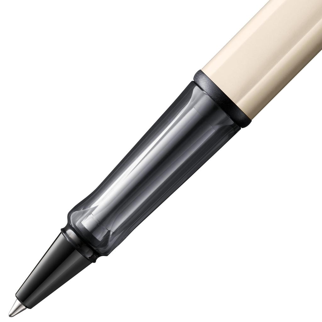 LAMY Lx Palladium Rollerball Pen Elegant Aluminum Body with Bronze Stainless Steel Medium Nib Includes Black Ink Refill M and Case - Finish, Clip, (M)