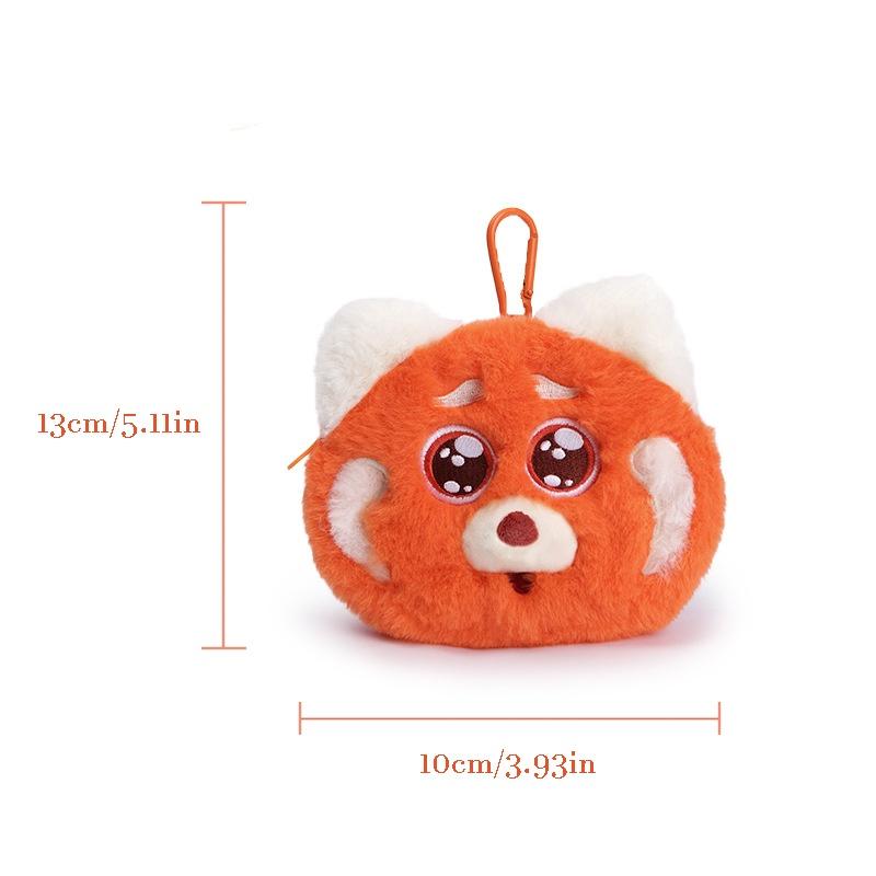 Disney Red Panda Plush Toy With Transforming Feature