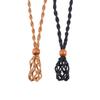 Hand-knitted Braided Necklace Cord Braided Necklace Cord Crystal Necklace Holder Empty Stone Holder