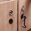 New Stainless Steel Safety Door Bolt with Screws Silent Latch Windproof Sliding Door Latch