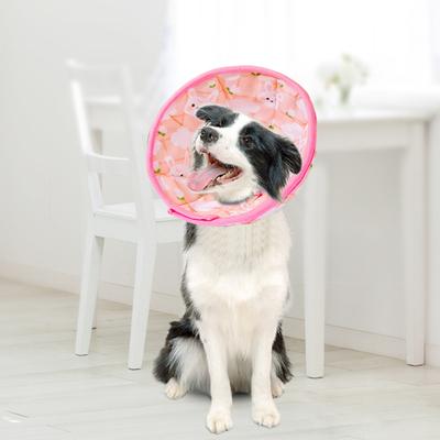 Katzenkegel Halsband Entzückend Bequem Weich Beißschutz Cartoon Kaninchenmuster Haustier Katze Hund Nach Operation Halsband Haustierbedarf