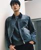 MINDBRIDGE 100% Cotton Collar Contrast Gray Denim Trucker Jacket